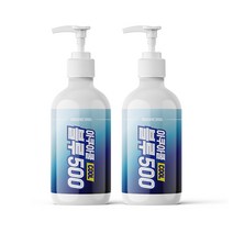 아쿠아쿨 블루 500 스포츠 리커버리 젤, 500ml, 2개