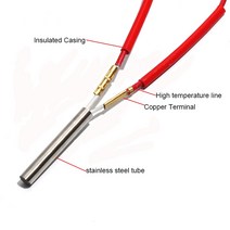 카트리지 히터 봉 AC110V-380V 5 개/몫 카트리지 히터 201 스테인레스 스틸 15mm x 62mm/65mm/68mm/70mm/75, [02] 220V, [05] 280W 15x75mm