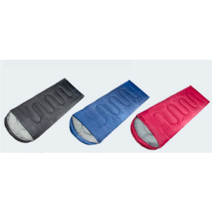 아웃도어 머미형 사계절 마운트 후드 침낭, 블루, 1개