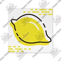 카페 인테리어 소품 샵 벽인테리어 Putuo 레몬 스퀘어 나무 사인 여름 문 레트로 행잉 우드 플라크 홈 주방 방 벽 아트 장식 선물, 5.1x5.1inch, ZS0110