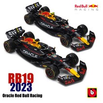 bburago 1:43 f1 챔피언 레드 불 레이싱 태그 호이어 rb19 2023 1 verstappen 11 perez 합금 자동차 다이 캐스팅 모델 품, 2023 rb19-1