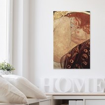 [ILΞ6] 클림트 명화 캔버스 액자 다나에 업소 그림 인테리어 홈인테리어 벽걸이 예쁜_Eη3270Ml, ηΞ35x55cm