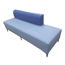 병원로비 호텔로비 라운지홀쇼파 대기용소파 2인쇼파, 라이트블루+블루