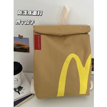 인터넷 연예인 맥도날드의 schoolbag 종이 가방 배낭 여성 대용량 대학생 클래스