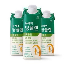 웰라이프 영양보충 뉴케어 당플랜 곡물맛 200mlx30팩 1박스 (스마일팩) 고단백 간식 노인식 영양균형식 체중조절, 2set