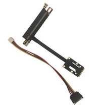 그래픽 라이저카드 핫세일 미니 PCIe-PCI-E 3.0 X16 어댑터 케이블 외부 그래픽 카드 mPCIe-16x 라이저 안, 01 216AB_04 25CM