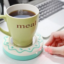 전기 티팟 차 티 포트 머그 워머 USB, 초콜렛