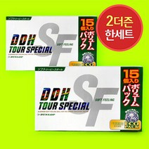 던롭 2박스 총30구 DDH S F III 15구 골프공, 소프트필링 III 15구 2더즌