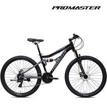 프로마스터 풀서스펜션 알루미늄 MTB자전거 세로스DX 27.5인치 시마노24단 조립별도, 세로스DX 27.5인치 매트블랙+그레이, 조립+사은품D