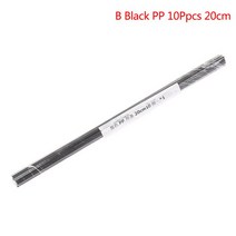범퍼 수리 용접용 플라스틱 용접봉 PP PVC PE 스틱 10 개, 04 Black PP, 1개
