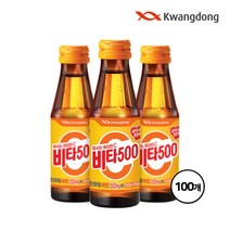광동제약 광동비타500 100ml*100병 비타민 음료, 100병, 100ml