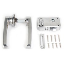 캠핑카 부품 RV 화장실 문 잠금 장치 욕실 캐러밴 보트 래치 손잡이 964B, 한개옵션0