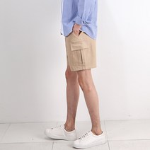 스타일에스 GC 남자 여자 커플 빅사이즈 워싱 카고 반바지 5부 팬츠