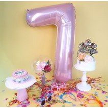 핑크 숫자 풍선 40인치 풍선, 0