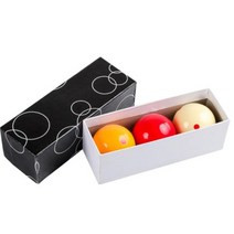 당구 공 포켓볼 Carom-당구대 훈련 스팟 큐볼 직경 61.5mm 부드럽고 반짝이는 내구성 페놀 수지 소재 당구, 04 3balls