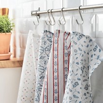 IKEA 이케아 INAMARIA 이나마리아 4pcs 30x40cm 204.930.77/린니그행주/엘리행주/RINNIG행주/ELLY행주/면행주/면수건/가제수건, 4개