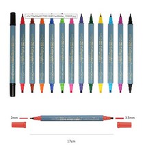 지그 ZIG 캘리그라피 트윈팁 tc-3100 마카 손글씨 컬러링 낱색, 080바이올렛