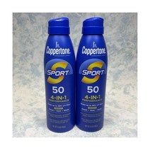 선크림 코퍼톤 스포츠 SPF 50 선크림 스프레이 5.5oz (2개 묶음) Exp 02/2