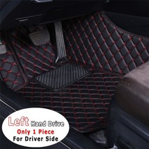 메르세데스 벤츠 clk 2006 2005 2004 카펫용 맞춤형 자동차 바닥 매트 자동 스타일링 인테리어 액세서리 자동차 방수 장식 깔개, 전면 1pcs 블랙 레드