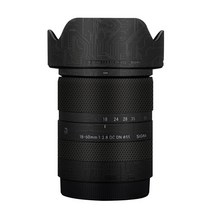 셀프촬영 18-50 F2.8 렌즈 비닐 데칼 스킨 시그마 18-50mm F2.8 DC DN 컨템포러리 소니 마운트 프리미엄, 06 Fantasy Black