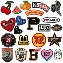 리빙키 와펜 패치 자수 캐릭터 빈티지 열접착 리폼 수선 B C D타입, 와펜D타입_S-04