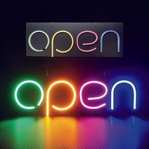 OPEN LED네온간판 포맥스 영업중간판 전광판 입간판