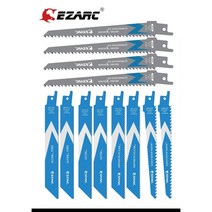 EZARC 왕복 톱 블레이드 컷소날 직쏘날 6 인치 3시까지 당일발송 바이메탈 철거 우드 원목 플라스틱 알루미늄 철판 밀워키 디월트 마끼다 아임삭 스킬 등등 호환가능, 3번R1610M10TPI다목적