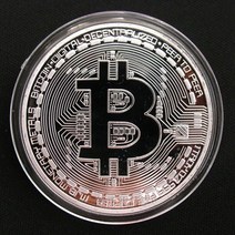 비트 코인 실버 은 프레이트 Bit Coin GP Gold Plate 행운 기념주화 기념동전 주화 코인 수집 전시품 희귀동전 기념일 취미 장식 전시 소장품 기념품 컬렉션 선물