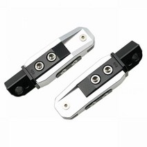 후면 발판 스즈키 GSXR600/750 GSXR1300 하야부사용 풋페그 페달 패드, Silver