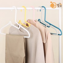 목 안늘어나는 옷정리 옷걸이 5p세트 이사 자취 준비, 블루