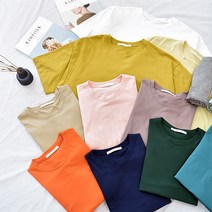토모나리 토모나리 굿퀄리티 15color 20수 오버핏 반팔 티셔츠