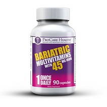 미국 직배송 Bariatric Once-A-Day Multivitamin 90 Ct Capsule-45mg Iron Made fo B00JREK09G, 1개
