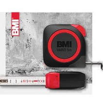 BMI 줄자 411 VARIO 스탠다드 EC2 5M, 없음