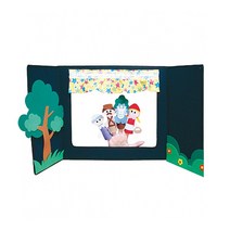 현mhs8_손가락인형극틀 무대 양면 인형연극 인형극♥coold