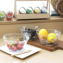 바보사랑 아델리아 화채볼 3P세트 .꾸미기 좋은날, 상세설명 참조, 레드플라워