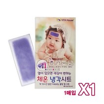 체온냉각시트 1매입 쿨링 젤타입 열냉각 발열 패치, 본상품선택, 본상품선택