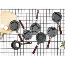 에그팬 미니후라이팬 계란 후라이팬 아이들이 좋아하는 브런치 계란모양, 꽃