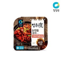 베스트식품 청정원 안주야직화무뼈닭발160g x6개