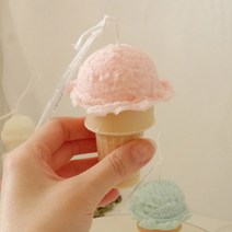 [바보사랑] 소르베 아이스크림 캔들, 색상:민트 / 향:헤스페리데스