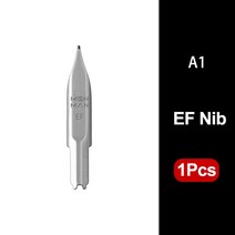부드럽게 브랜드 마존 A1 레트로 매트 블랙 개폐식 만년필 0.4mm 엑스트라 파인 펜촉 필기구 용 잉크, 10 1Pcs A1 Nib