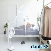 원터치 침대 네모착착 다이소 모기장 고탄력 화이버 쫄대 텐트 문 망 원단 간단 설치