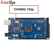 아두이노 키트 코딩 입문 교육 보드 점퍼선 메가 2560 프로 임베디드 CH340G/ATMEGA2560-16AU 칩 Arduino, 08 CH340G Blue