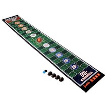 Franklin Sports 셔플보드 테이블 게임 매트 - 테이블 탑 셔플보드 매트 및 푸셔 - 실내 셔플보드 및 컬링 게임 - 축구 셔플보드, Football