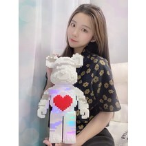 베어브릭 나노블럭 32-36cm 곰돌이 캐릭터 34종 미니블록 디폼, 3