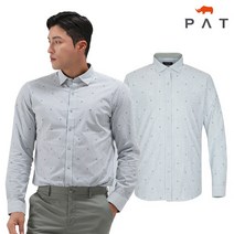 PAT 스트라이프 프린트 셔츠