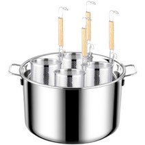 업소용 가스렌지 면 삶는 기계 냉면 식당 해면 국수, 32cm (3홀 냄비)