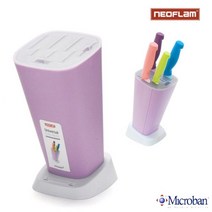 마이크로밴 향균 칼블럭 사각 칼꽂이칼집칼보관함, 단품