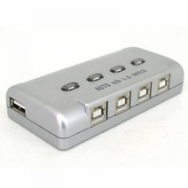 기타 Coms USB 공유기 4대1 수동 스위치 및 프로그램 전환 방식, 본상품선택
