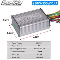 전기자전거부품 전기 자전거 컨트롤러 36V 48V Ebike 센서리스 250W 1000W KT 듀얼 모드 사인파, 01 36V48V 14A Dual Mode, 한개옵션1