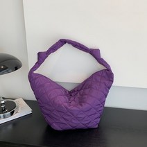 퀼트가방 여성토드백 크로스백 패션 겨울 어깨 핸드백 격자 패턴 공간 면화 패딩 토트 백 대용량 구매자